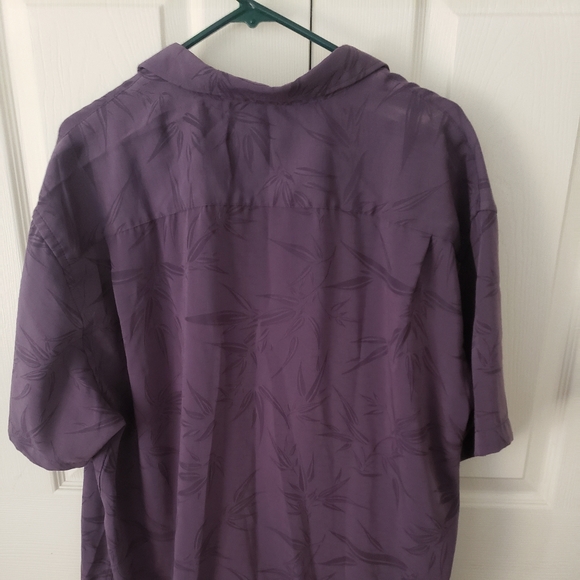 Men's Van Helsing XXL resortwear purple shirt - Picture 2 of 3